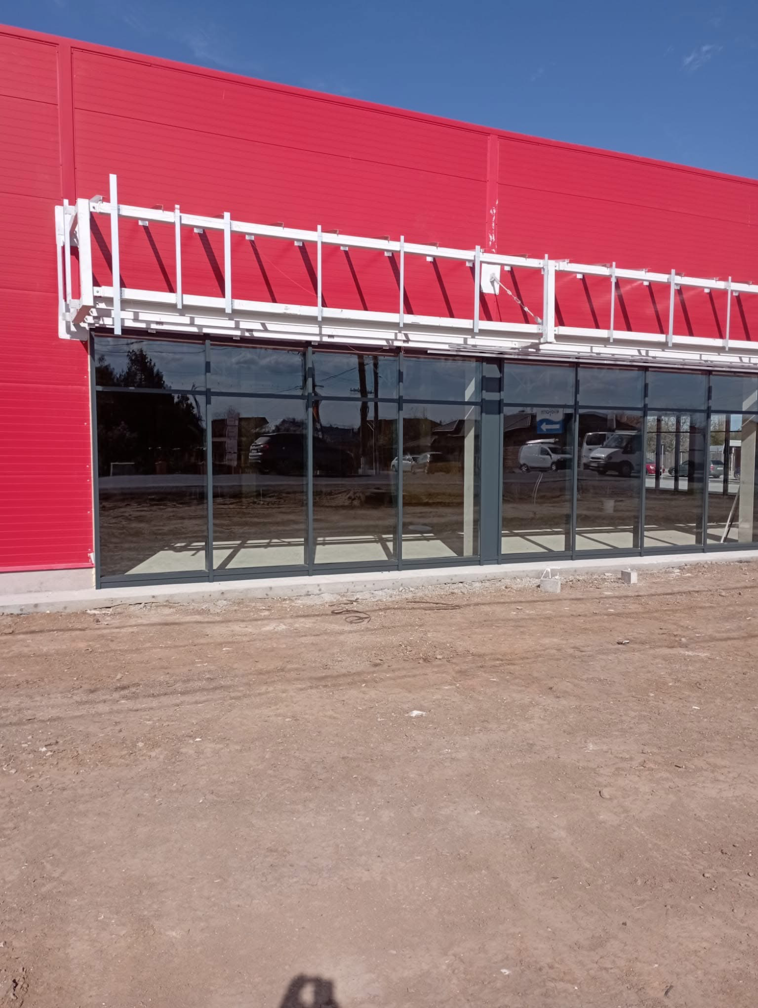 Pereți cortină magazin